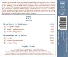 Arnold Bax (1883-1953): Streichquartette Nr.1 &amp; 2, CD
