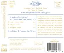 Alexander Scriabin (1872-1915): Symphonie Nr.3 für 2 Klaviere, CD