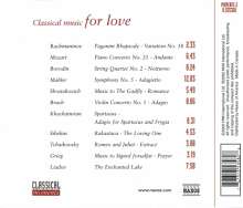 Naxos-Sampler "Klassisk Musik för Kärlek", CD