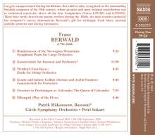 Franz Berwald (1796-1868): Konzertstück für Fagott &amp; Orchester, CD