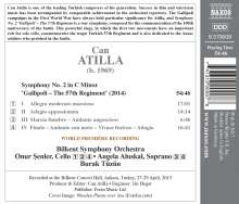 Can Atilla (geb. 1969): Symphonie Nr.2 "Gallipoli - The 57th Regiment", CD