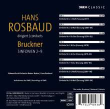 Hans Rosbaud dirigiert Bruckner, 8 CDs