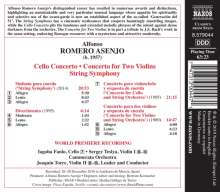 Alfonso Romero Asenjo (geb. 1957): String Symphony, CD