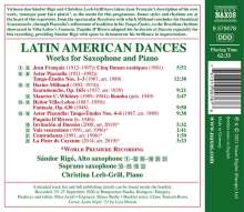 Latin American Dances für Saxophon &amp; Klavier, CD