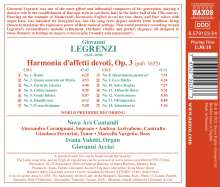 Giovanni Legrenzi (1626-1690): Harmonia d'affetti devoti op.3, 2 CDs