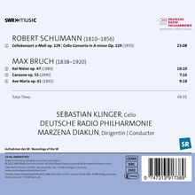 SWR Music und Deutsche Radio Philharmonie. Musik von Robert Schumann und Max Bruch. Total Time: 49:55.