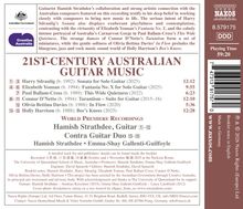 21ST-CENTURY AUSTRALIAN GUITAR MUSIC. Künstler: Hamish Strathdee, Contra Guitar Duo. Spielzeit: 59:20.