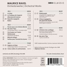 Maurice Ravel (1875-1937): Orchesterwerke &amp; Opern, 5 CDs