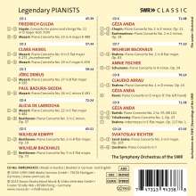 Legendary Pianists (SWR Classic-Edition), 10 CDs
