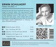 Erwin Schulhoff (1894-1942): Klavierwerke Vol.1, CD