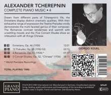 Alexander Tscherepnin (1899-1977): Sämtliche Klavierwerke Vol.4, CD