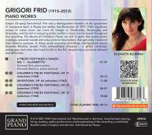 Grigori Frid (1915-2012): Klavierwerke, CD
