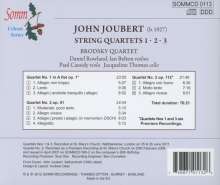 John Joubert (1927-2019): Streichquartette Nr.1-3, CD