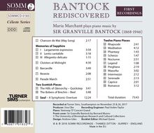Granville Bantock (1868-1946): Klavierwerke, CD
