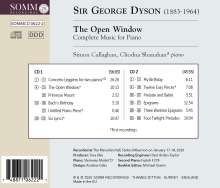 George Dyson (1883-1964): Sämtliche Klavierwerke - "The Open Window", 2 CDs