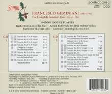 Francesco Geminiani (1687-1762): Sonaten op.1 Nr.1-12, 2 CDs