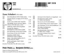Peter Pears &amp; Benjamin Britten - Schubert, CD