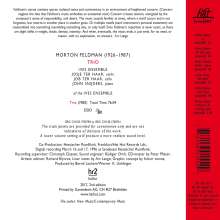 Morton Feldman (1926-1987): Trio, CD
