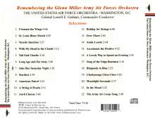 Us Air Force Orchestra: Remembering Glenn Miller Army, CD