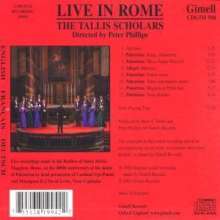 The Tallis Scholars - Live in Rome, CD