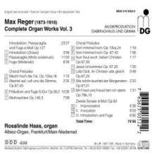 Max Reger (1873-1916): Sämtliche Orgelwerke Vol.3, CD