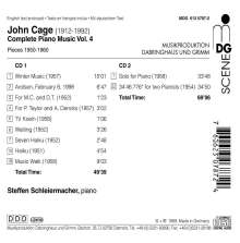 John Cage (1912-1992): Sämtliche Klavierwerke Vol.4, 2 CDs