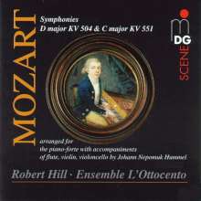 Wolfgang Amadeus Mozart (1756-1791): Symphonien Nr.38 &amp; 41 f.Klavier,Flöte,Violine,Cello, CD