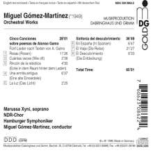 Miguel Angel Gomez Martinez (geb. 1949): Sinfonia del descubrimiento, CD
