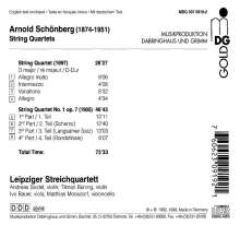 Arnold Schönberg (1874-1951): Streichquartett Nr.1 op.7, CD