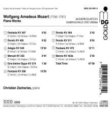 Wolfgang Amadeus Mozart (1756-1791): Klavierstücke, CD