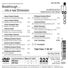 MDG-DVD-Audio "Breakthrough Into A New Dimension", DVD-Audio