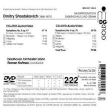 Dmitri Schostakowitsch (1906-1975): Symphonien Nr.5 &amp; 9, DVD-Audio