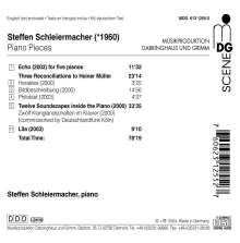 Steffen Schleiermacher (geb. 1960): Klavierwerke, CD