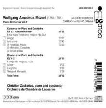 Wolfgang Amadeus Mozart (1756-1791): Klavierkonzerte Vol.2, CD