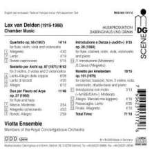 Lex van Delden (1919-1988): Kammermusik, CD