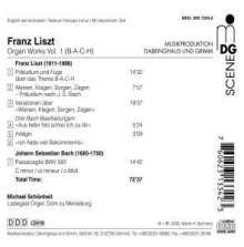 Franz Liszt (1811-1886): Orgelwerke Vol.1 (CD), CD