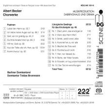 Albert Becker (1834-1899): Liturgische Gesänge für das Kirchenjahr op.46, Super Audio CD