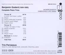 Benjamin Godard (1849-1895): Klaviertrios Nr.1 &amp; 2, CD