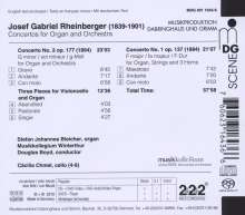Josef Rheinberger (1839-1901): Orgelkonzerte Nr.1 &amp; 2 (opp.137 &amp; 177), Super Audio CD