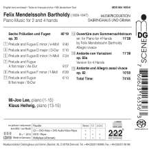Felix Mendelssohn Bartholdy (1809-1847): Klavierwerke, Super Audio CD