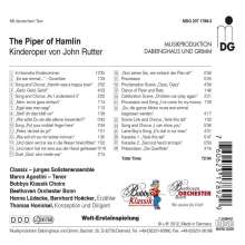 John Rutter (geb. 1945): The Piper of Hamelin (Kinderoper), CD