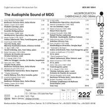MDG-Sampler "The Audiophile Sound of MDG", Super Audio CD