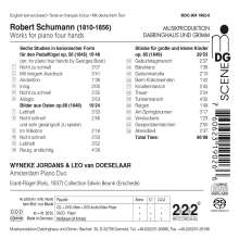 Robert Schumann (1810-1856): Werke für Klavier 4-händig, Super Audio CD