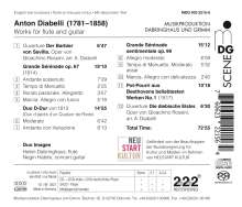Anton Diabelli (1781-1858): Kammermusik für Flöte &amp; Gitarre, Super Audio CD