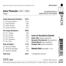 Astor Piazzolla (1921-1992): Tangos für Saxophonquartett, CD