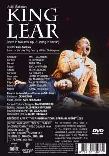 Aulis Sallinen (geb. 1935): King Lear, DVD