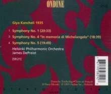 Giya Kancheli (1935-2019): Symphonien Nr.1,4,5, CD