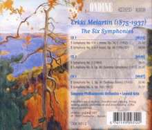 Erkki Melartin (1875-1937): Symphonien Nr.1-6, 3 CDs