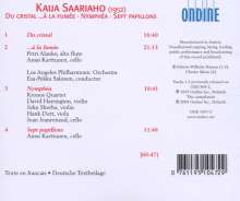 Kaija Saariaho (geb. 1952): "...a la fumee" für Altflöte, Cello &amp; Orchester, CD