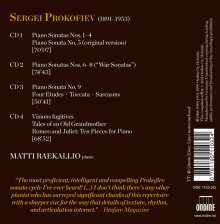 Serge Prokofieff (1891-1953): Klaviersonaten Nr.1-9, 4 CDs